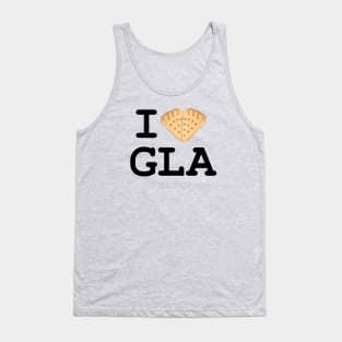 I love Glasgow with shortbread design I love GLA Tank Top